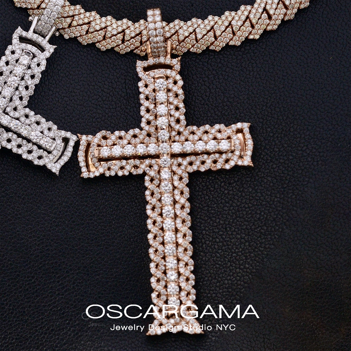 Custom-made Celtic-style Cross hand made.