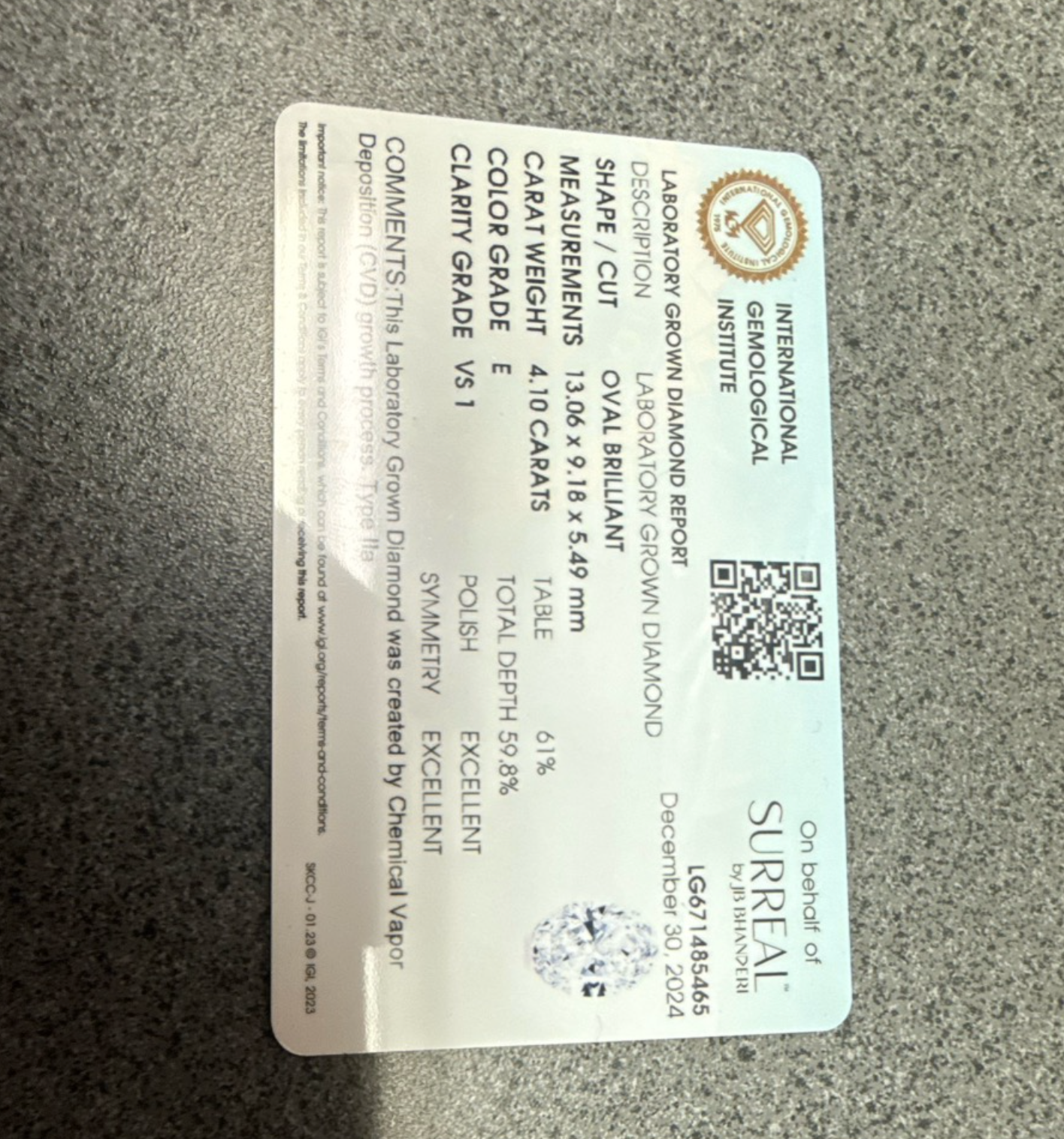 Callie Leichliter Custom Daisy Oval set NO CENTER STONE