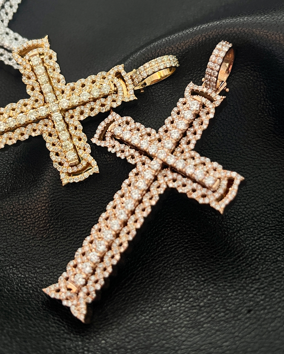 Custom-made Celtic-style Cross hand made.