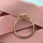 side image of engagement ring