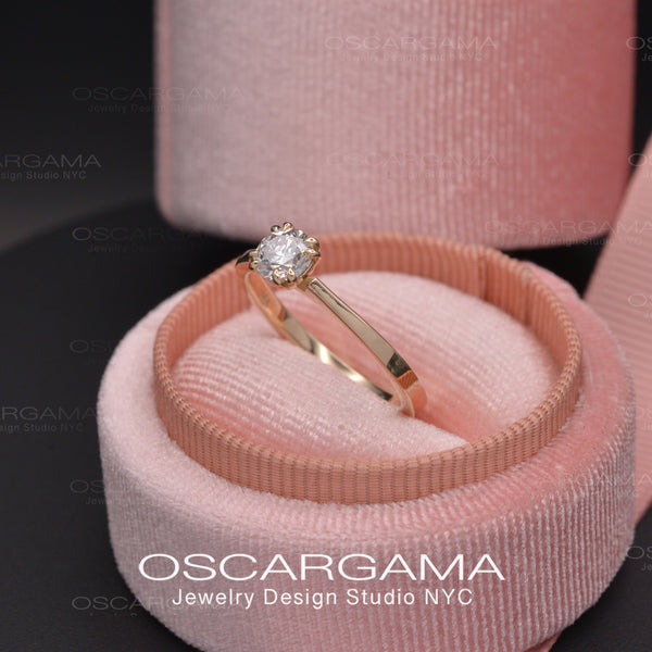 Cincin diamond solitaire Clearance