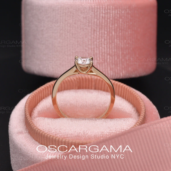 Classic-Lite 0.5ct Solitaire Lucida Diamond Engagement Ring