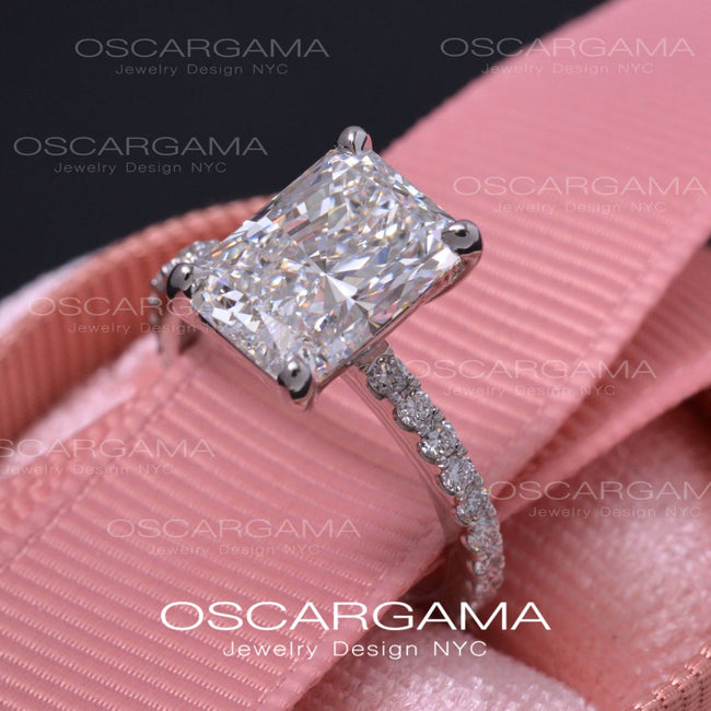 Classic Radiamt Diamond Engagement Ring