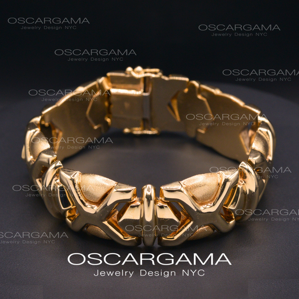 Italian Gold Bracelet | Antique Vintage Art Deco