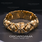 Italian Gold Bracelet | Antique Vintage Art Deco