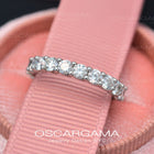 Wedding Band Common Prong 1ct 11 stones