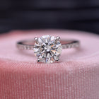 Diamond solitaire engagement ring 2ct