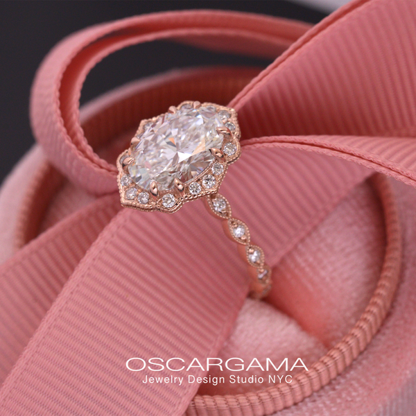 Antique looking engagement rings deals